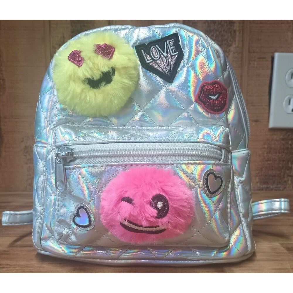 Small Silver Fun & Unique Backpack by PLACE